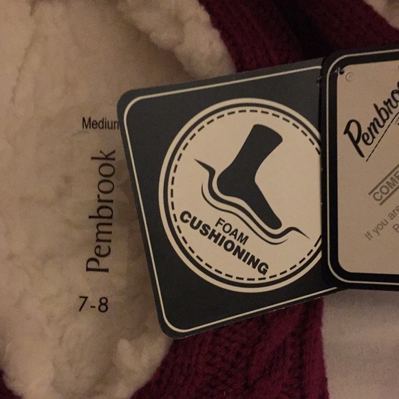 ❄️🔷PEMBROOK SOFT SHERPA CABLE-KNIT SLIPPERS - Picture 7 of 8